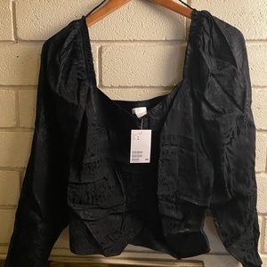 H&M Puff Sleeved Blouse